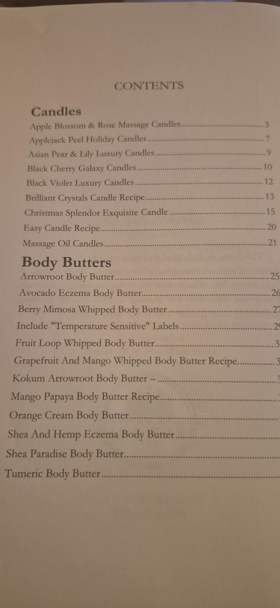 Look inside The Beauty Business Blueprint table of contents photo
